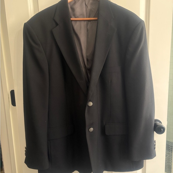 Stafford Other - Like new Stafford size 46R Black Two-Button Men's Sport Coat. Classic. Textured